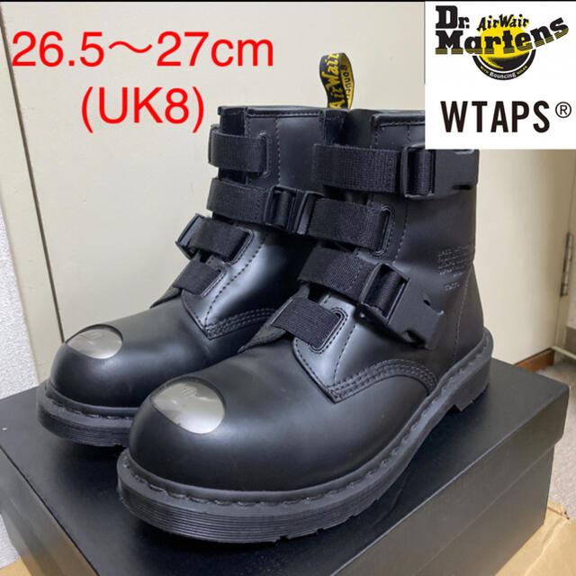 W)taps(ダブルタップス)の美品！Dr.martens × WTAPS 60周年コラボ 限定 UK8 ブーツ メンズの靴/シューズ(ブーツ)の商品写真