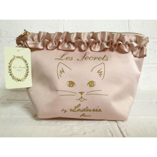 ラデュレ(LADUREE)の【新品・未使用】ラデュレ　コスメポーチ　キャット　ピンク(ポーチ)