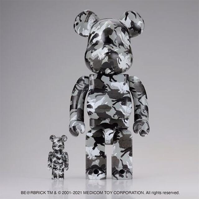 新品 BE@RBRICK 石川真澄「猫しぐさ 名採模様」 100% & 400% 激安価格