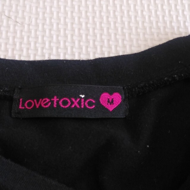 lovetoxic(ラブトキシック)の女の子　ラブトキ　半袖　Tシャツ　黒　M　150㎝　訳あり キッズ/ベビー/マタニティのキッズ服女の子用(90cm~)(Tシャツ/カットソー)の商品写真