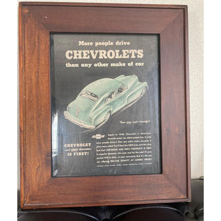 シボレー(Chevrolet)の釈迦様　Chevrolet 1948年式ポスター(写真)