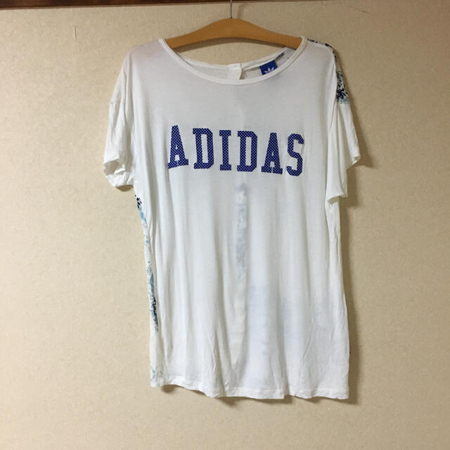 adidas(アディダス)の●アディダス　Tシャツ　切り替え レディースのトップス(Tシャツ(半袖/袖なし))の商品写真