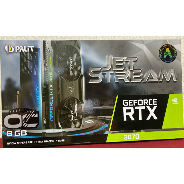 RTXpalit RTX 3070 Jet Stream OC 風