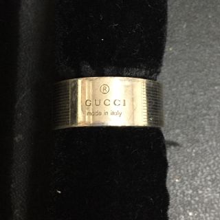 グッチ(Gucci)の【値下げ】GUCCI＊ロゴリング(リング(指輪))