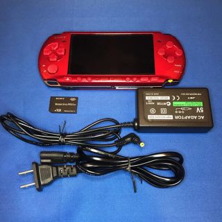 プレイステーションポータブル(PlayStation Portable)の【美品】SONY PlayStationPortable PSP-3000 RR(携帯用ゲーム機本体)