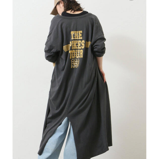 AP STUDIO THE PIKES Tシャツ ガウン グレー