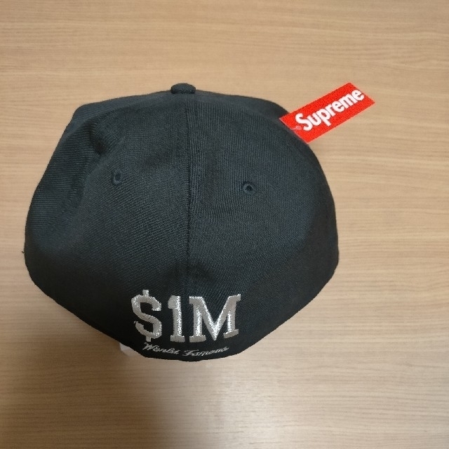 7-5/8 Supreme ＄1M Box Logo New Era 黒 - キャップ