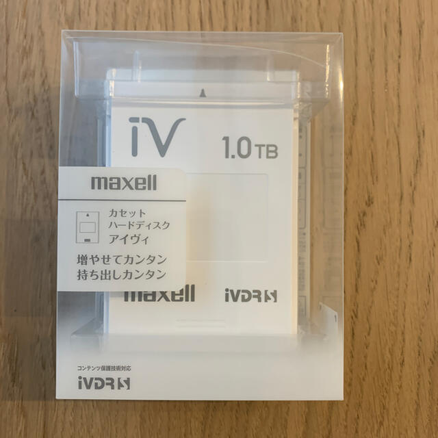 マクセル maxell iVDR-S カラーカセットHDD アイヴィ 1TB-