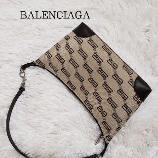 バレンシアガ(Balenciaga)のBALENCIAGA　バレンシアガ　アクセサリーポーチ　ハンドバック　BB柄(ハンドバッグ)