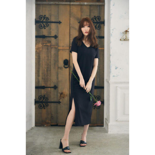 Her lip to♡Relaxed T-Shirt Long Dress