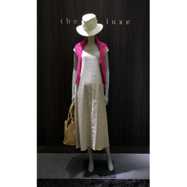 Theory luxe 19ss リネンマキシ丈ワンピース