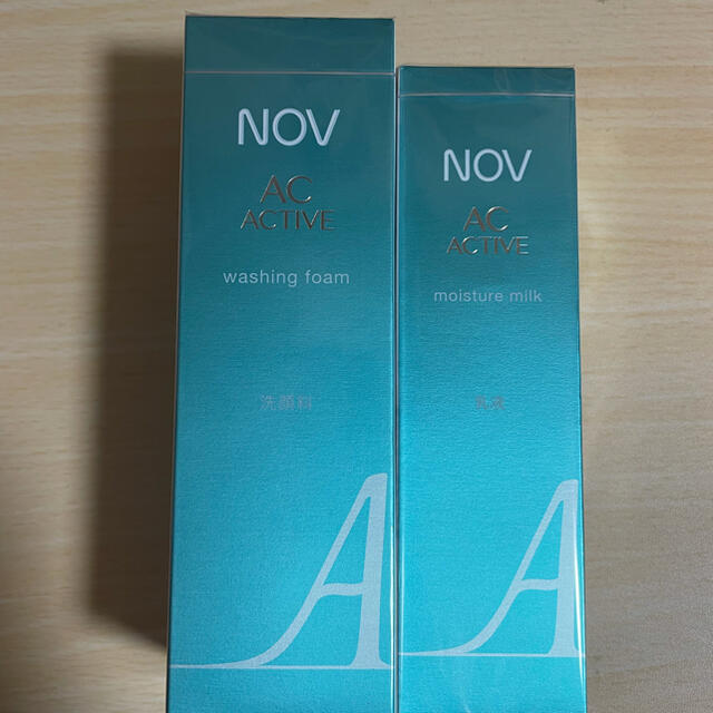 NOV(ノブ)のノブ ACアクティブ モイスチュアミルク 50ml ウォッシングフォーム100g コスメ/美容のスキンケア/基礎化粧品(洗顔料)の商品写真