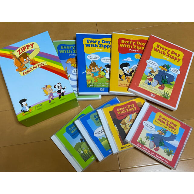 値下げ DWE EveryDaywithZippy DVD +CDセット DVD/ブルーレイ 値下げ DWE EveryDaywithZippy DVD +CDセット DVD/ブルーレイ