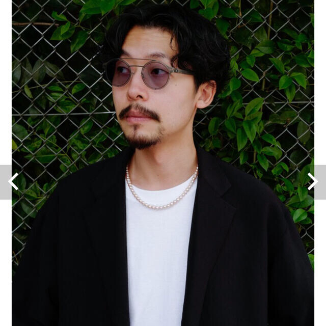 pearl neckless (light pink) メンズのアクセサリー(ネックレス)の商品写真