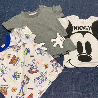 ディズニー(Disney)のDisney ミッキー　半袖Tシャツ　90 おまとめ(Tシャツ/カットソー)