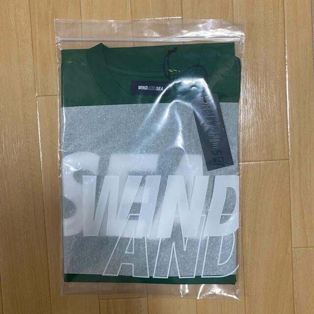 WIND AND SEA S/S T-SHIRT / I.GREEN-WHITE メンズのトップス(Tシャツ/カットソー(半袖/袖なし))の商品写真