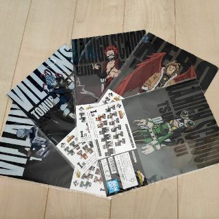 バンダイ(BANDAI)の切島 ホークス つゆちゃん 死柄木 トゥワイス ヒロアカ 一番くじ HVSV(クリアファイル)