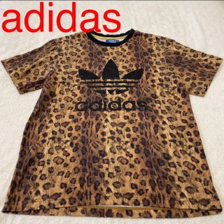 アディダス(adidas)の【匿名配送】adidas レオパード　総ヒョウ柄　Tシャツ(Tシャツ/カットソー(半袖/袖なし))