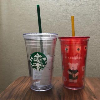 スターバックスコーヒー(Starbucks Coffee)の【新品未使用】スターバックス　コールドカップタンブラー2点セット(タンブラー)