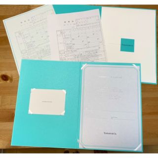 ティファニー(Tiffany & Co.)のTiffany 婚姻届　結婚証明書セット(結婚/出産/子育て)