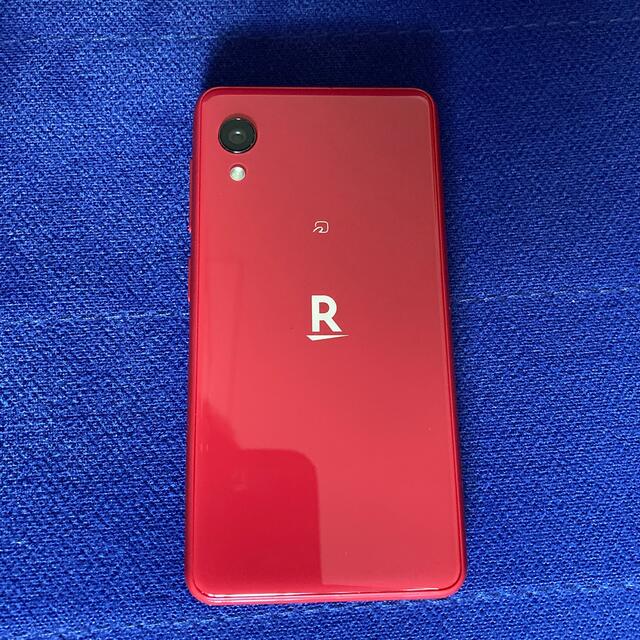 Rakuten(ラクテン)の楽天mini レッド スマホ/家電/カメラのスマートフォン/携帯電話(スマートフォン本体)の商品写真