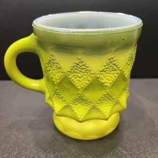 ファイヤーキング(Fire-King)のFireKing mug キンバリー　グリーン(グラス/カップ)