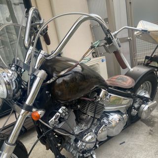 ドラッグスター400 t&f3インチハンドルポスト