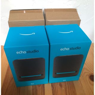 エコー(ECHO)のAmazon Echo studio 2台セット ペア(link amp)(スピーカー)