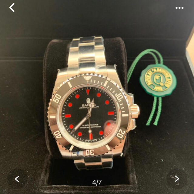 A BATHING APE(アベイシングエイプ)のA BATHING APE. TYPA1 BAPEX M  サルマリーナ メンズの時計(腕時計(アナログ))の商品写真