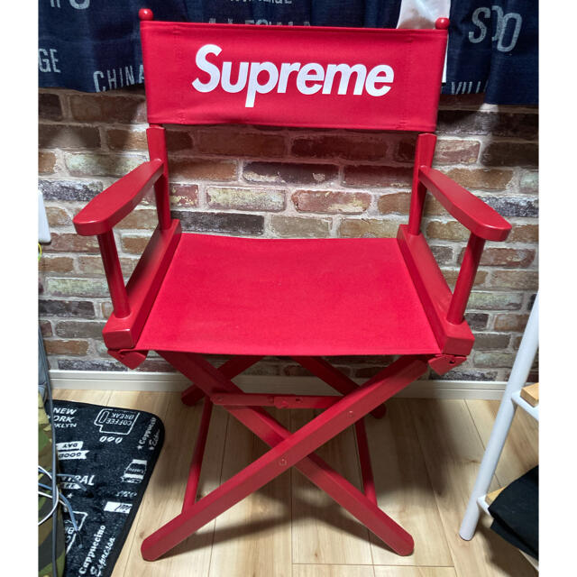 19SS Supreme Director's chair red シュプリーム
