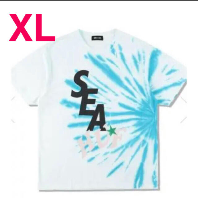 SEA(シー)のHUF X WIND AND SEA ウィンダンシー タイダイ tシャツ XL メンズのトップス(Tシャツ/カットソー(半袖/袖なし))の商品写真