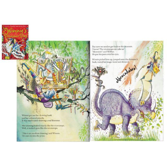 新品_Winnie the Witch【CD2枚+英語絵本14冊】