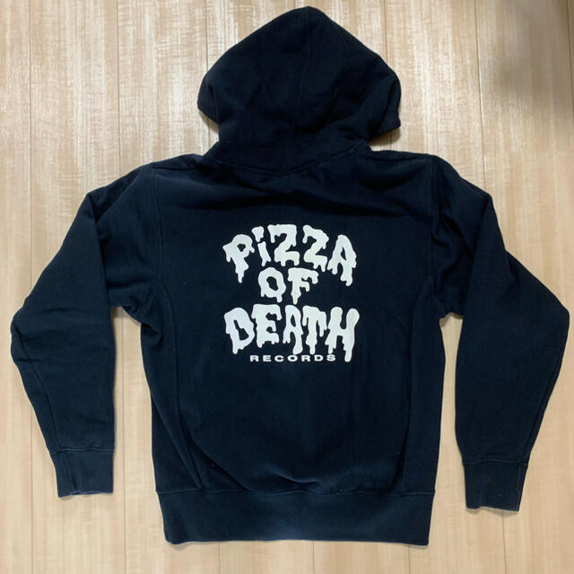 HIGH!STANDARD(ハイスタンダード)のPIZZA OF DEATH ピザオブデス フルジップ スウェット パーカー M メンズのトップス(パーカー)の商品写真