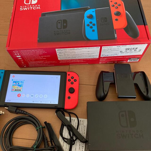 Nintendo Switch JOY-CON(L)(R)本体セット 動作品 - 携帯用ゲーム機本体