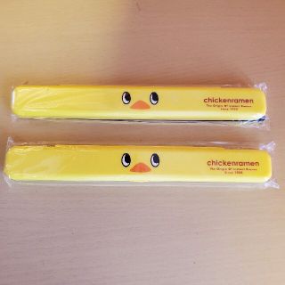 ニッシンショクヒン(日清食品)の新品☆非売品☆チキンラーメンのひよこちゃん☆箸☆2個セット！(弁当用品)