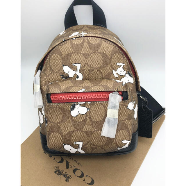 【COACH X PEANUTS☆新作】完売品！新品！バックパック！ラスト1点！¥64900カラー