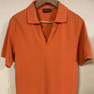 モンクレール ポロシャツ(メンズ)（オレンジ/橙色系）の通販 11点 