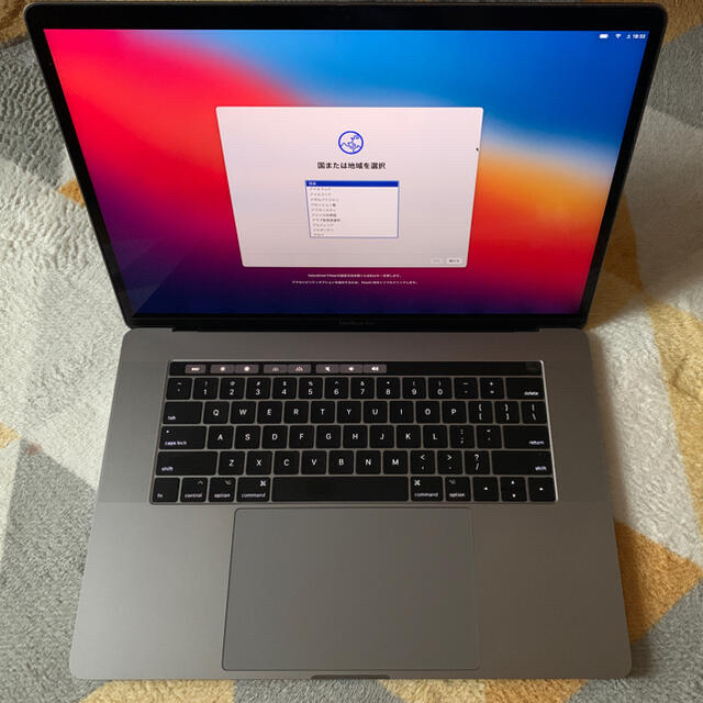 MacBook Pro 15インチ　スペースグレイPC/タブレット