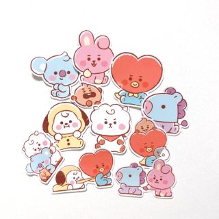 ボウダンショウネンダン(防弾少年団(BTS))のbt21 baby 【sitting】　フレークシール(シール)