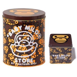 アベイシングエイプ(A BATHING APE)のスチール缶 小物入れ BAPE BABY MILO CAN BOX 2点セット(小物入れ)