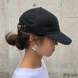 新品 ニューハッタン キャップ 帽子 cap レディースメンズ兼用 黒 ブラック(キャップ)