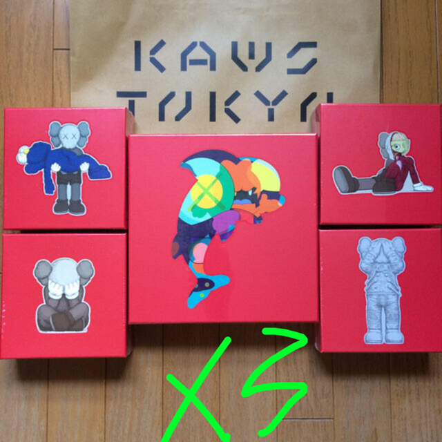 KAWS TOKYO FIRST パズル 5点セット