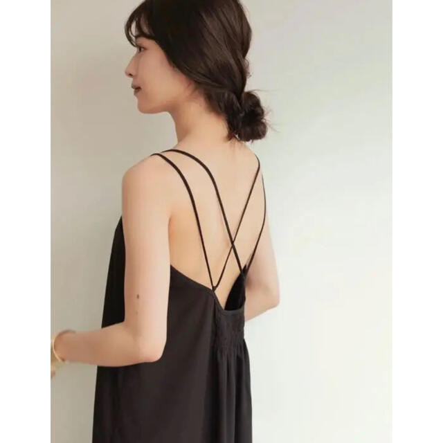 L’Or Back Cross Camisole Dress