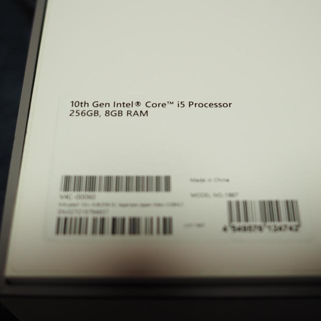 Surface Laptop 3, 13.5インチ, core i5,256GB