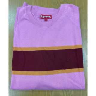 Supreme - supreme knit stripe s/s raglan topの通販 by black's shop ...