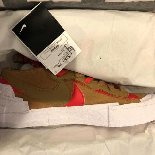 ナイキ(NIKE)の国内正規品 SACAI NIKE BLAZER LOW BRITISH TAN(スニーカー)