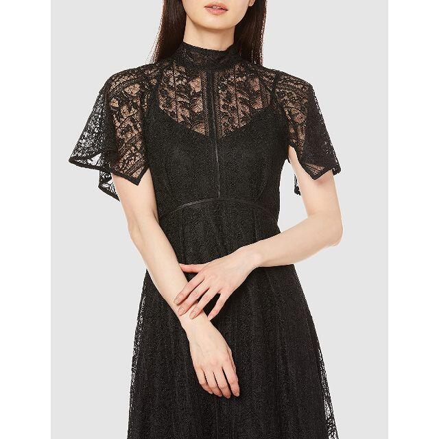 FRAY I.D - 21SS新品-M-FRAY I.D-フローティング刺繍ドレス(ブラック