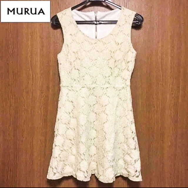 MURUA(ムルーア)のMURUA ムルーア レース ワンピース レースワンピ ミニワンピ レディースのワンピース(ミニワンピース)の商品写真