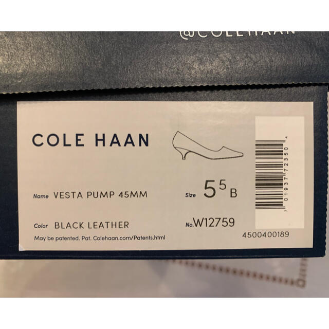 Cole Haan(コールハーン)のCOLE HAAN VESTA PUMP 45MM Black Leather レディースの靴/シューズ(ハイヒール/パンプス)の商品写真