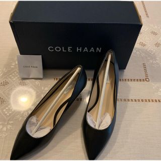 コールハーン(Cole Haan)のCOLE HAAN VESTA PUMP 45MM Black Leather(ハイヒール/パンプス)